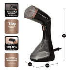 Hamilton Beach HB016  ProCare Handheld Garment Steamer - Black & Bronze