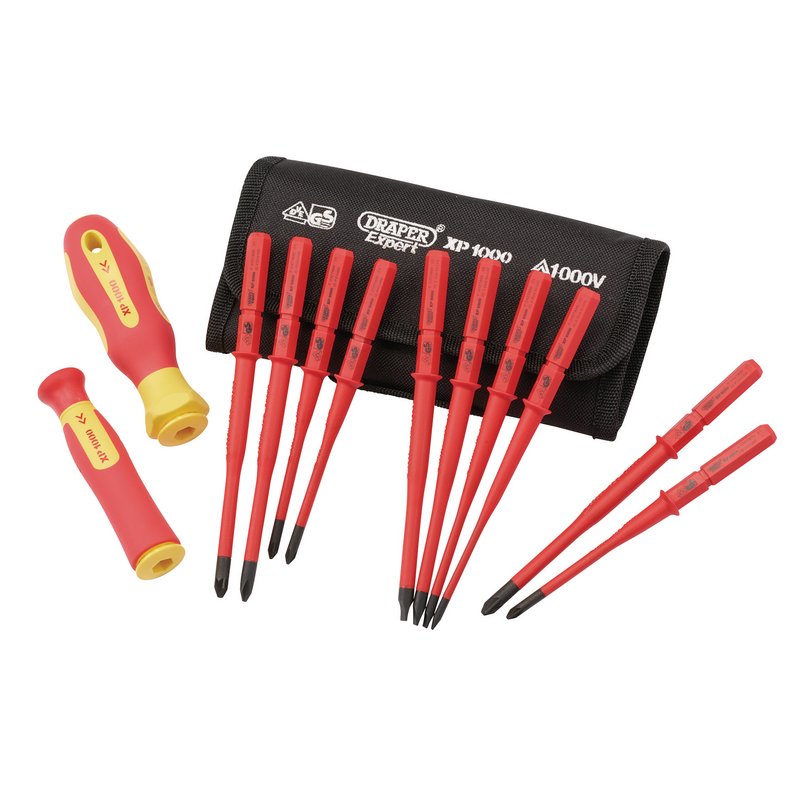 Draper 70867 VDE XP1000 Insulated S/Driver Set 12Pce