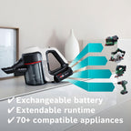 Bosch Unlimited 7 BCS712GB Up To 80 Min Run Time Cordless Vacuum Cleaner - White