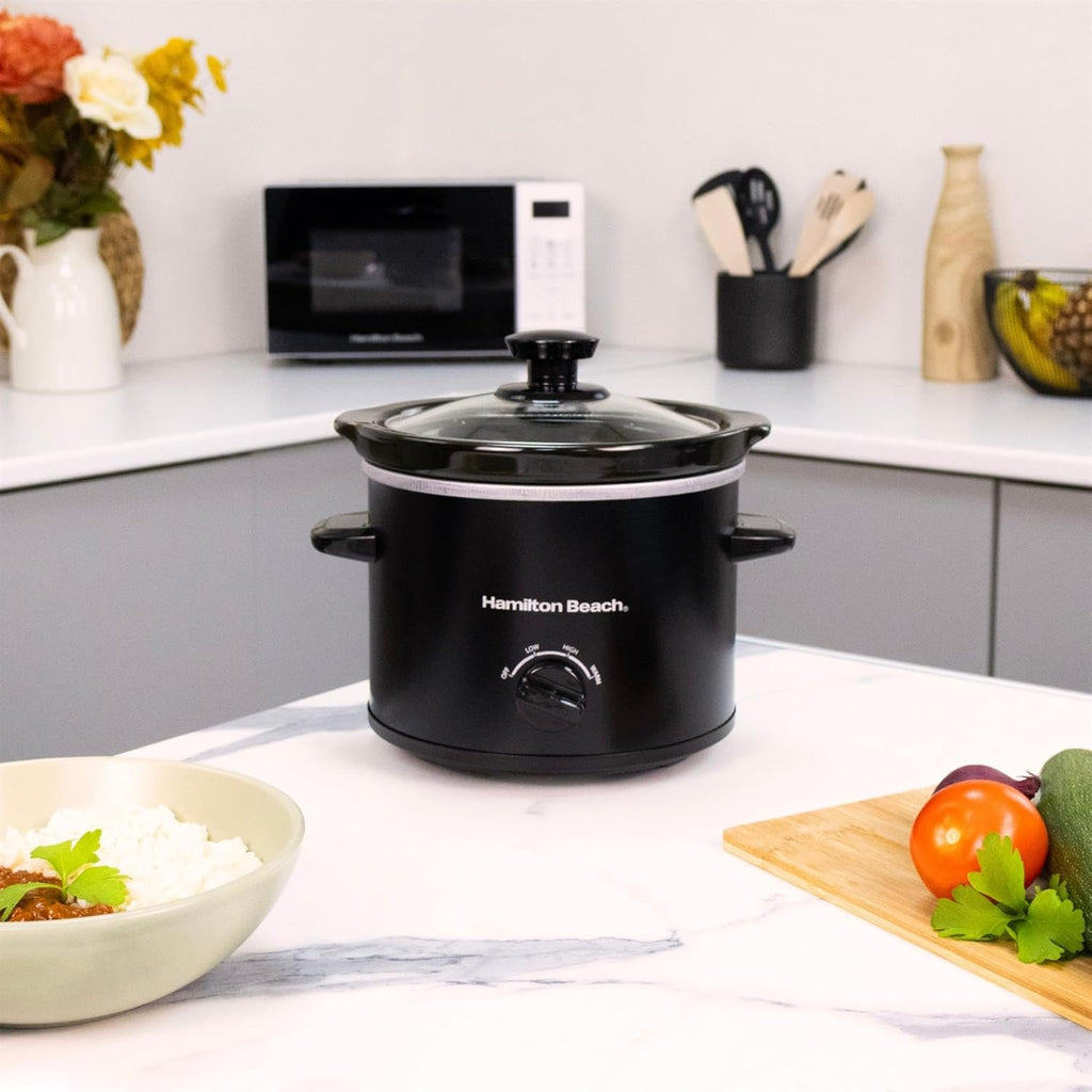 Hamilton Beach HBSC020B The Mighty Mini 1.8L Slow Cooker - Black
