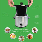 Hamilton Beach HBSC020S The Mighty Mini 1.8L Slow Cooker -Silver