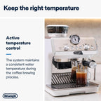 Delonghi EC9155.W La Specialista Arte Espresso Coffee Machine with Integrated Burr Grinder - White