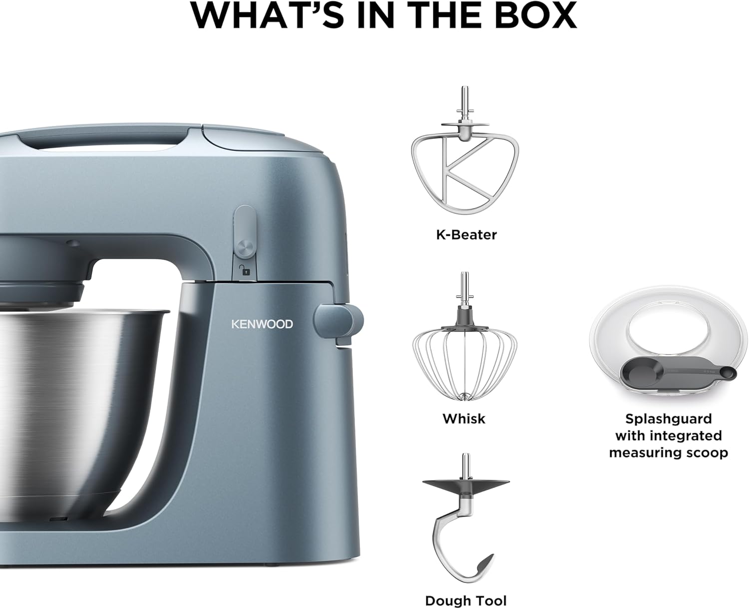 Kenwood KZM35.000GY 800W Kenwood Go Stand Mixer Storm Blue