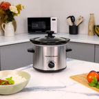 Hamilton Beach HBSC020S The Mighty Mini 1.8L Slow Cooker -Silver