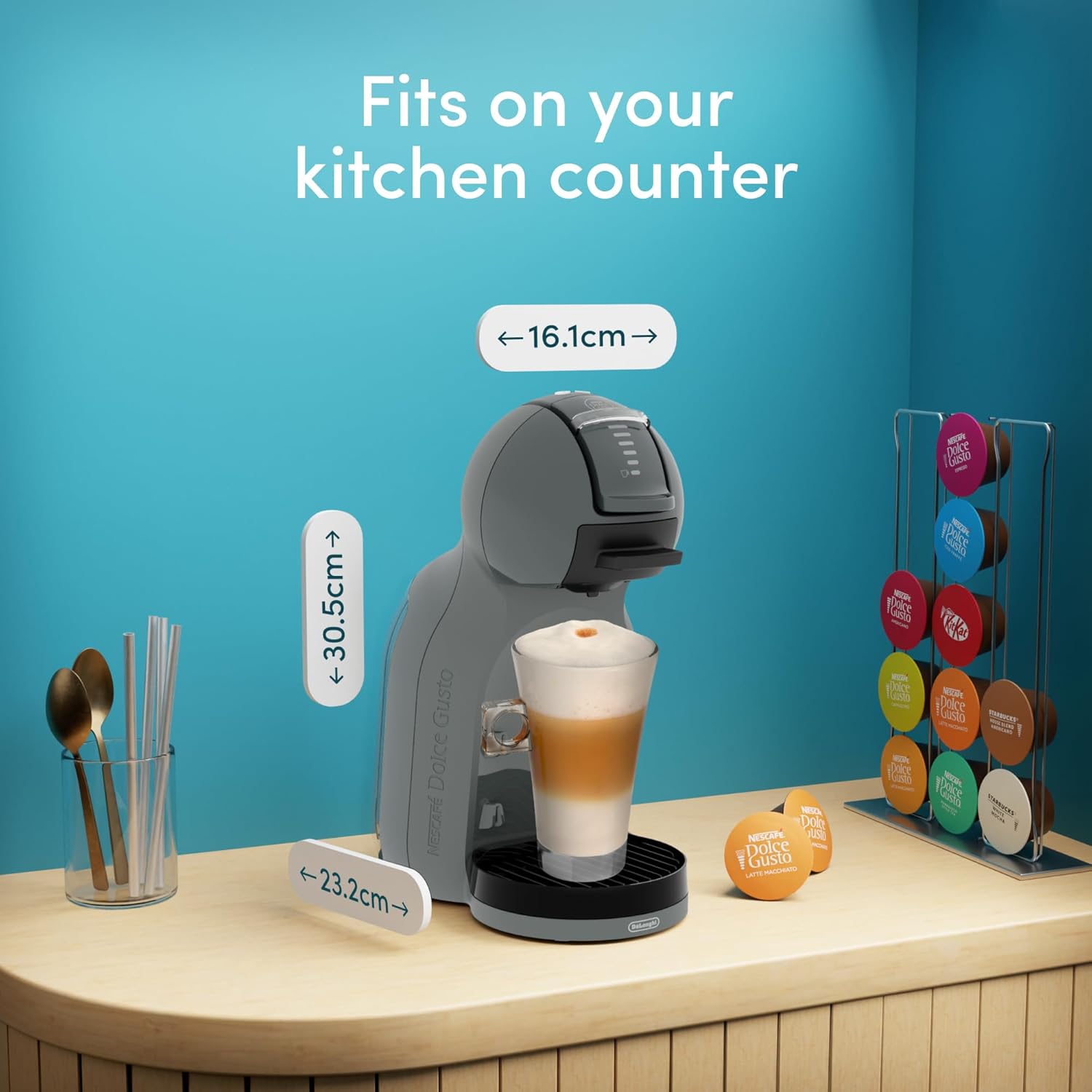 Delonghi EDG335.B Dolce Gusto Mini Me 2 Pod Coffee Machine