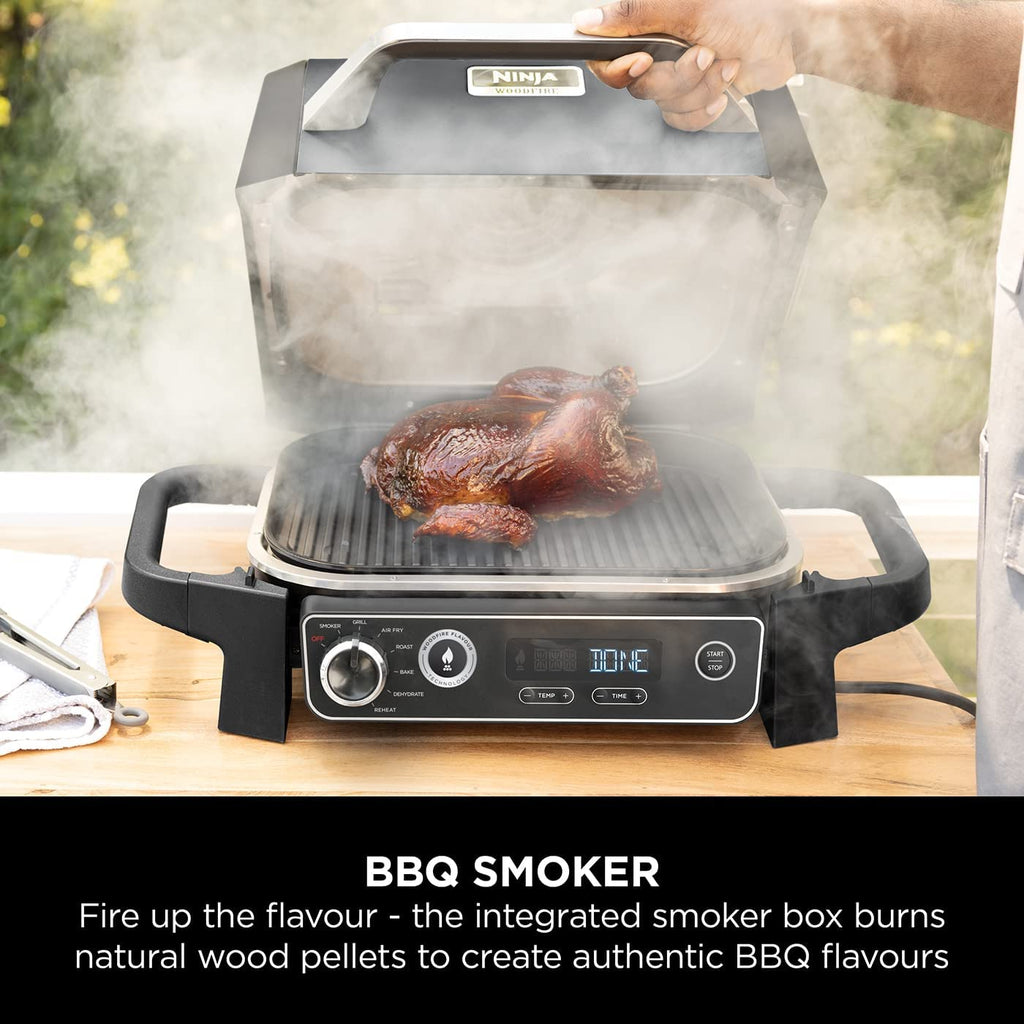 Ninja OG701UK Woodfire Electric BBQ Grill