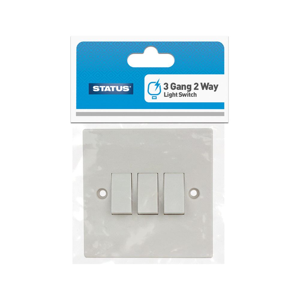 3 Gang 2 Way Light Switch
