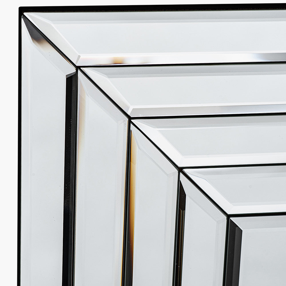 Art Deco Mirror Framed Long Mirror