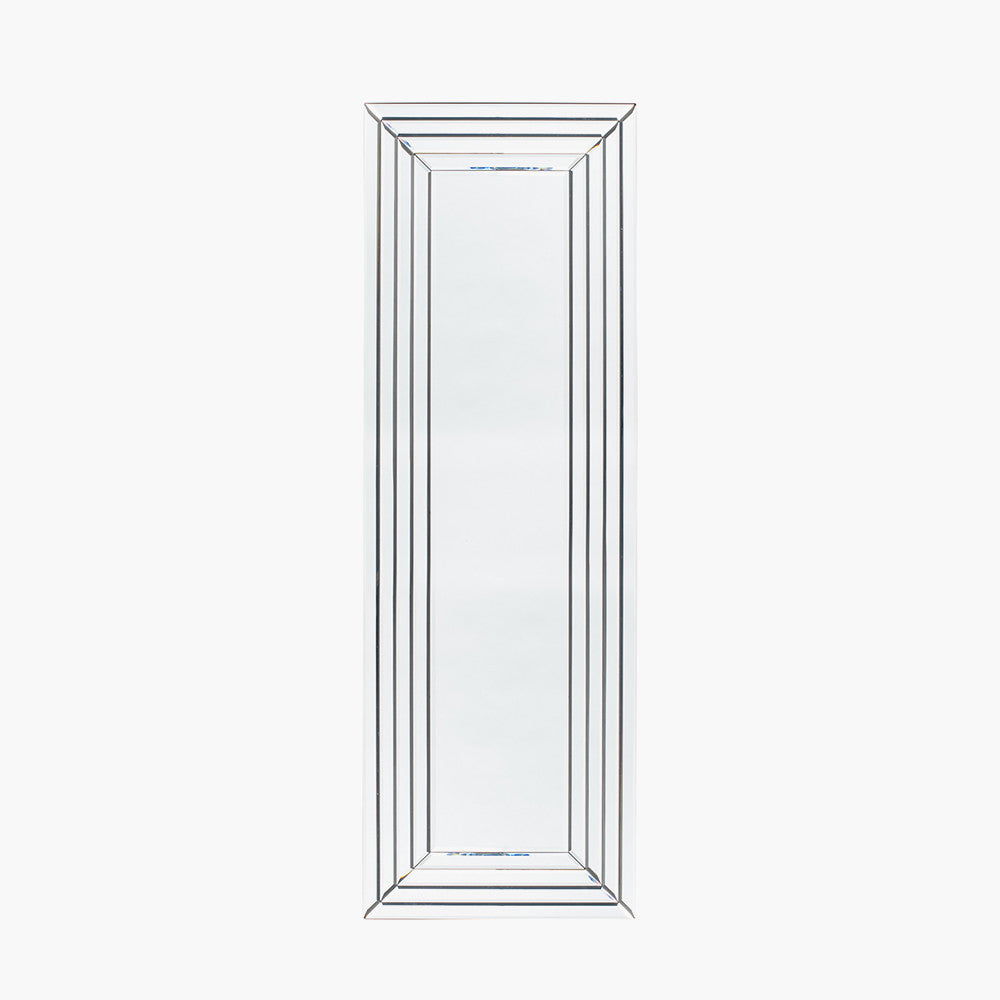 Art Deco Mirror Framed Long Mirror