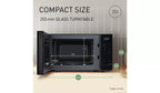 Panasonic NN-ST22QBBPQ 20L 800W Standard Microwave - Black