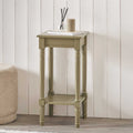 Pacific Heritage Olive Pine Wood Accent Table