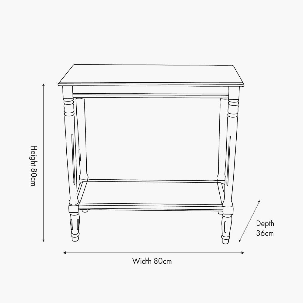 Pacific Heritage Olive Pine Wood Console Table