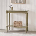 Pacific Heritage Olive Pine Wood Console Table