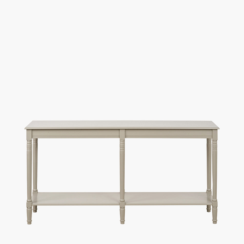 Pacific Heritage Putty Pine Wood Large Console Table