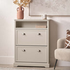Pacific Croft Linen Pine Wood Shoe Storage Unit