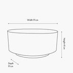 Pacific Newborough Burr Wood Effect Coffee Table