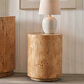 Pacific Newborough Burr Wood Effect Side Table