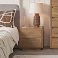 Pacific Eversley Oak Effect Veneer 2 Drawer Unit