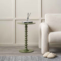 Pacific Margot Olive Wood Bobble Side Table