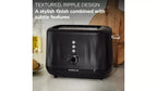 Kenwood TCP06.000BK Ripple 2 Slice Toaster - Black