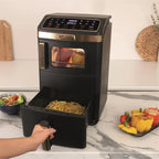 Hamilton Beach Professional HBPA25BK  DualStack 14.5L Air Fryer Oven - Black & Brushed Brass