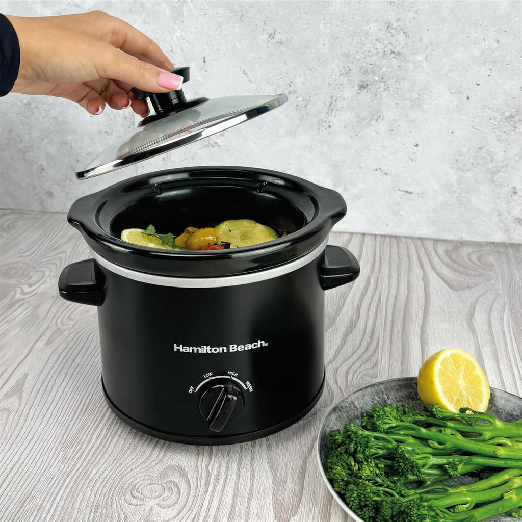 Hamilton Beach HBSC020B The Mighty Mini 1.8L Slow Cooker - Black