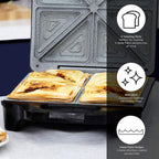 Tower T27021 1600W 4 Slice Deep Fill Sandwich Maker - Black