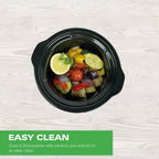 Hamilton Beach HBSC020S The Mighty Mini 1.8L Slow Cooker -Silver