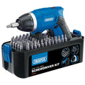 Draper 3.6V Cordless Li-Ion Screwdriver Kit ( 57 Pce )