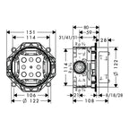 Hansgrohe Ecostat S 1 Way Pack