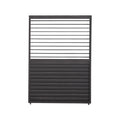 Nova <br> Titan 1.2m Aluminium Side Wall With Adjustable Louvres for 3.6m Titan Pergola - Grey