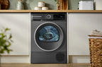 Bosch Series 6 WQH246DRGB 9Kg Heat Pump Tumble Dryer - Cast Iron Grey