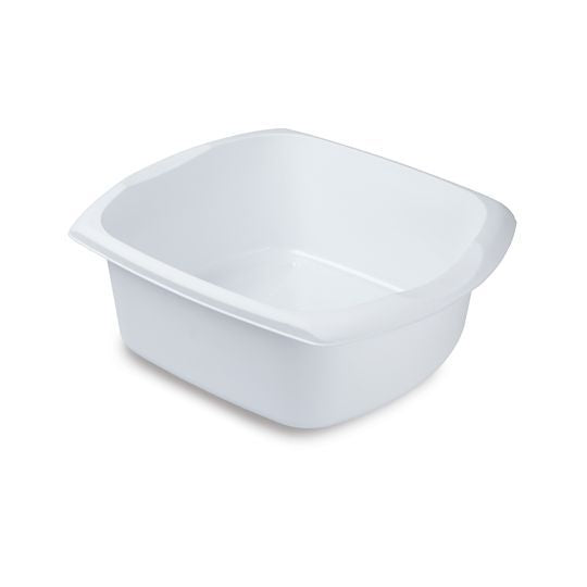 Addis 9.5L Rectangular Washing Up Bowl White 516477