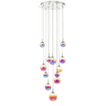 Cesario Iridescent 12 Light Cluster Pendant
