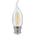 5W BC Flared Tip LED Candle Bulb