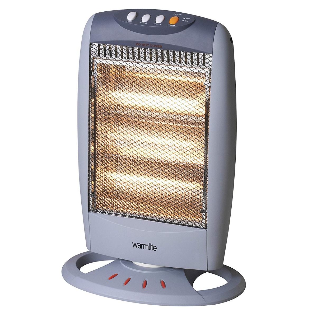 Warmlite WL42005 1200 Watt Halogen Heater 3 Bar - Grey