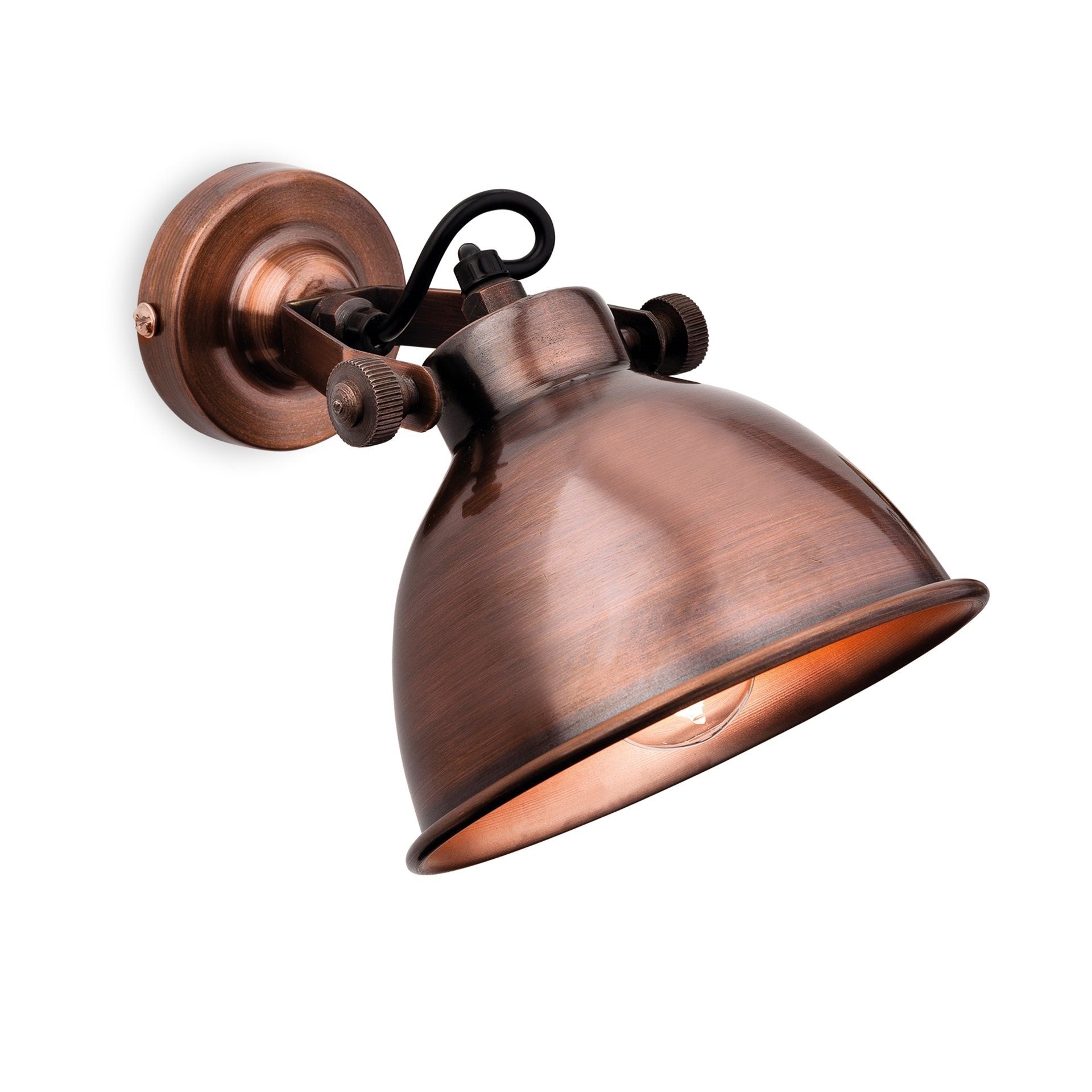 Mantis Antique Copper Wall spotlight