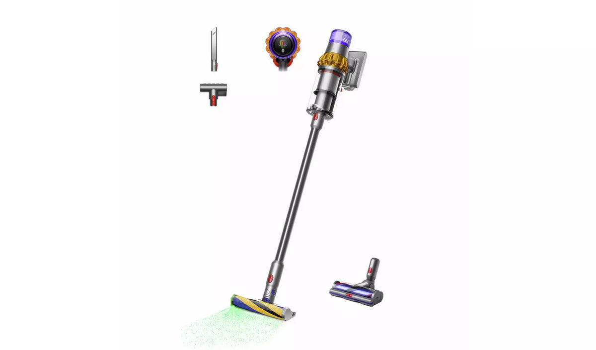 Dyson V15DETABSOLUTE Dyson V15 Detect Absolute vacuum - 60 Minutes Run Time - Yellow/Nickel