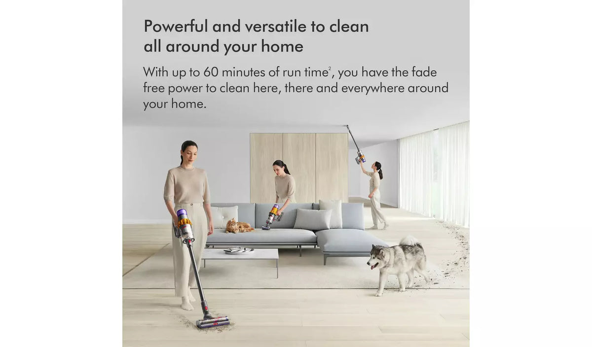 Dyson V15DETABSOLUTE Dyson V15 Detect Absolute vacuum - 60 Minutes Run Time - Yellow/Nickel