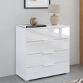 Rauch Aldono 2 Over 3 Chest - Alpine White With High Polish Fronts And White Handles