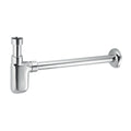 McAlpine Basin Kit with Plastic Bottle Trap - Chrome