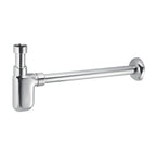 McAlpine Basin Kit with Plastic Bottle Trap - Chrome