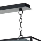 Academy 3 Light Pendant Black<br>Matt Black