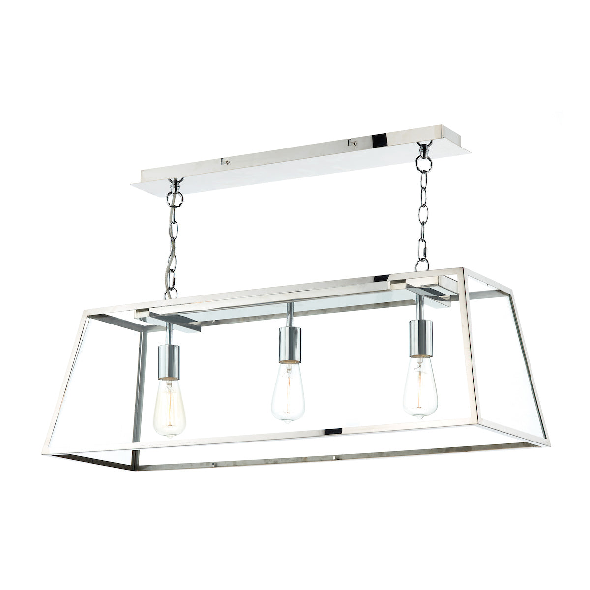 Academy 3 Light Pendant Stainless Steel<br>Polished Stainless Steel