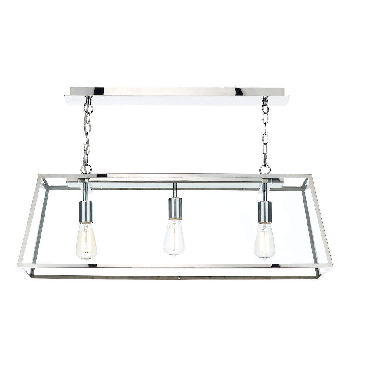 Academy 3 Light Pendant Stainless Steel<br>Polished Stainless Steel