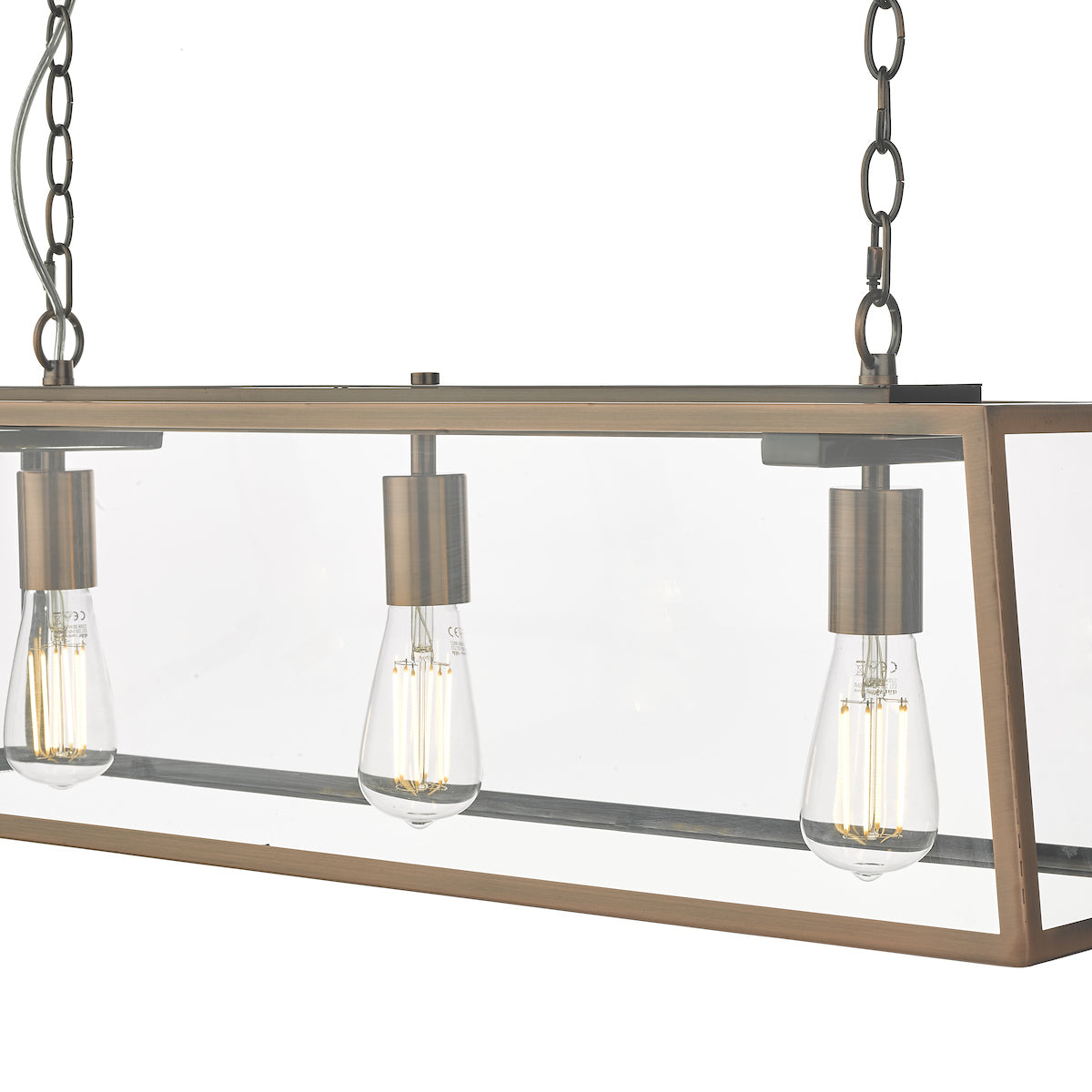 Academy 3 Light Bar Pendant Antique Copper<br>Antique Copper