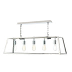 Academy 5 Light Pendant Stainless Steel<br>Polished Stainless Steel