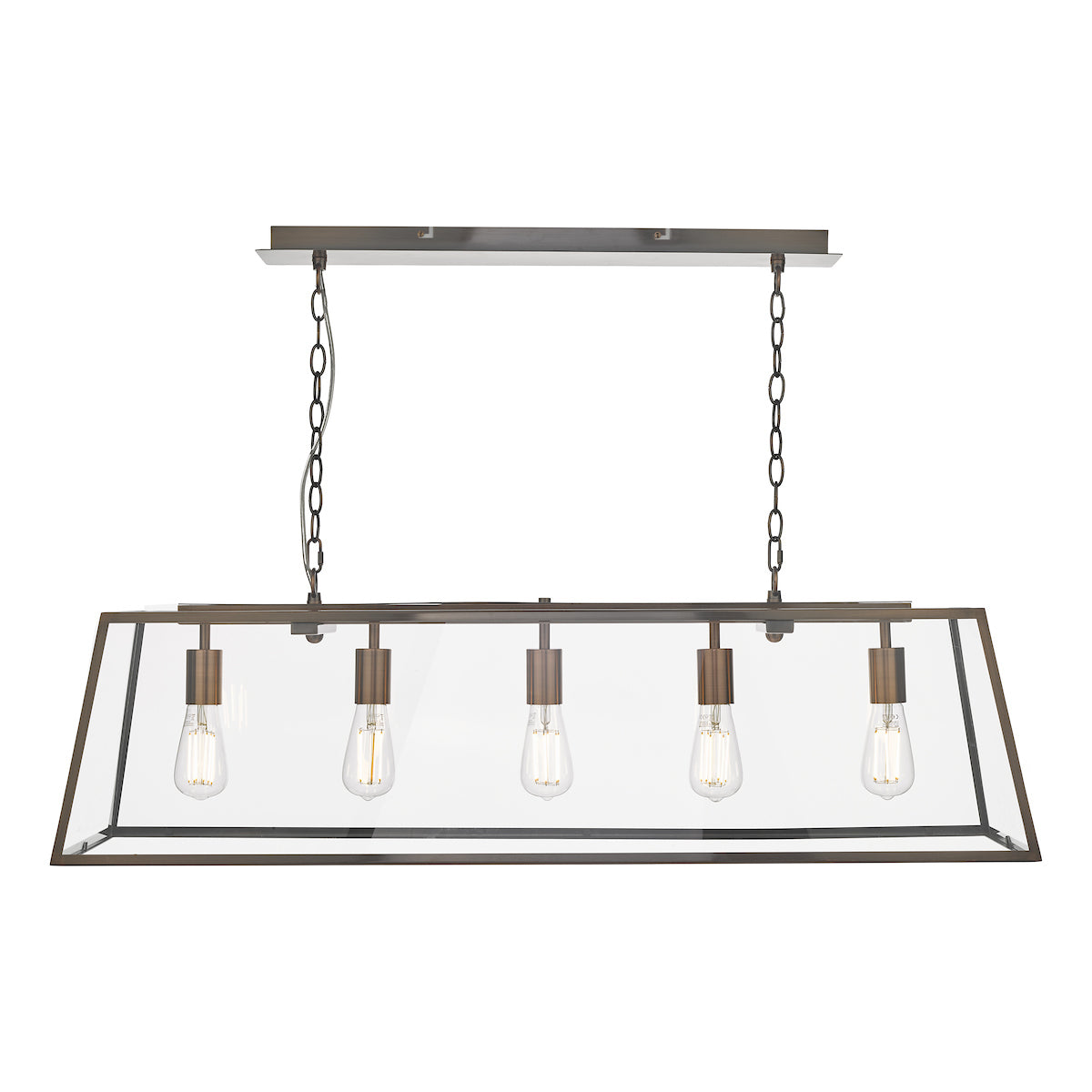 Academy 5 Light Bar Pendant Antique Copper<br>Antique Copper