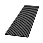 Dark Grey Premium Decorative Acoustic Slat Wall Panel - 2400mm x 600mm