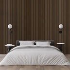 Walnut Premium Decorative Acoustic Slat Wall Panel - 2400mm x 600mm